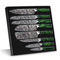 Syvek Japanese Damascus 8-Piece Set – Sidória Green Edition