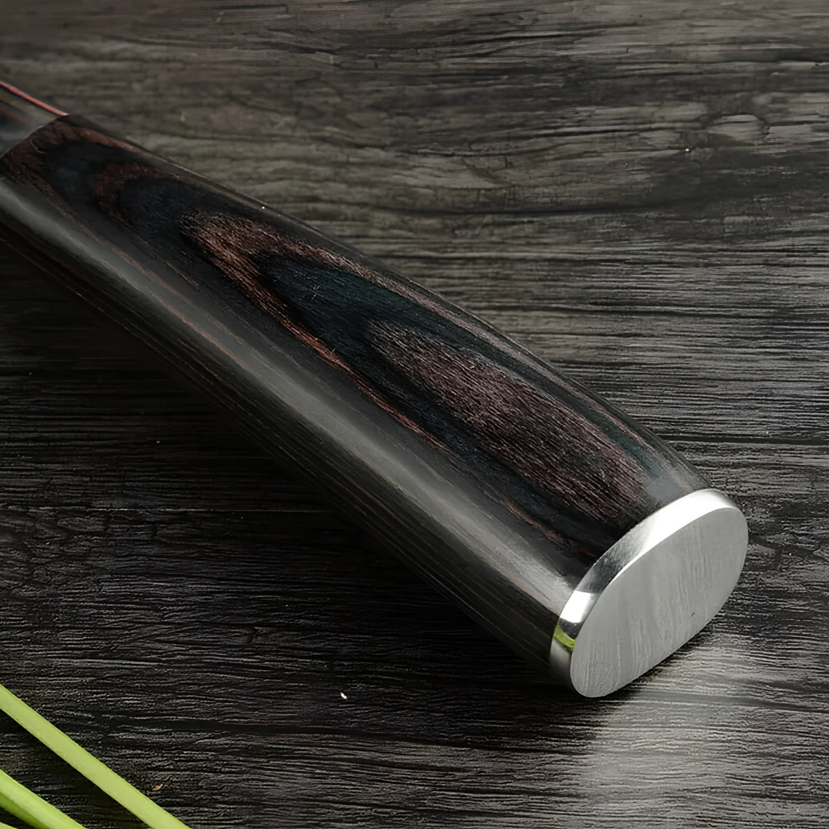 Syvek Japanese Damascus 8-Piece Set – Crimson Pakkawood Edition