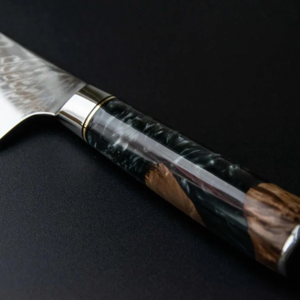 Syvek Japanese Damascus 6-Piece Set - Black Oak Edition