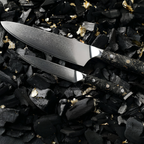 Syvek Japanese Damascus 6-Piece Set - Charcoal and Gold Edition