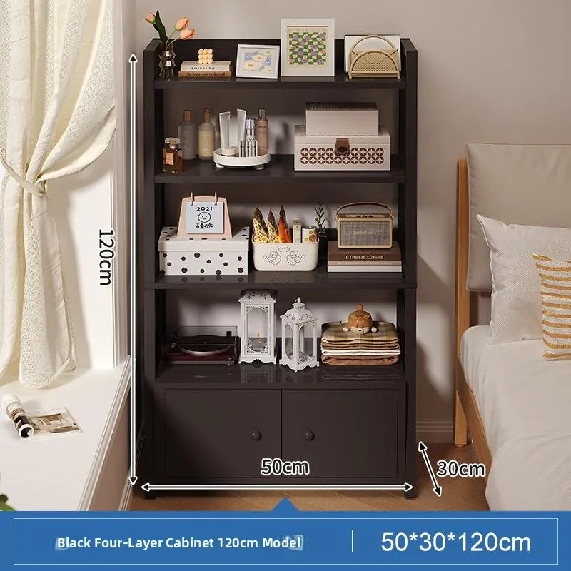 Estante de Almacenamiento Multicapa para Junto a la Cama, Estante de Exhibición, Mueble Organizador de Dormitorio, Estilo Mod...