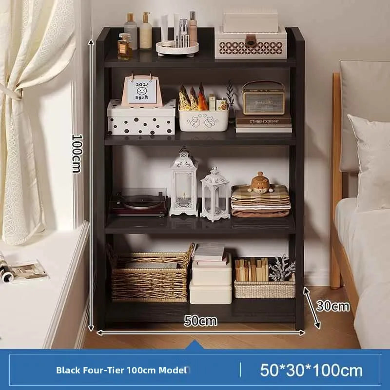 Estante de Almacenamiento Multicapa para Junto a la Cama, Estante de Exhibición, Mueble Organizador de Dormitorio, Estilo Mod...