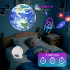 Proyector de galaxia con 13 discos de película, proyector de estrellas 4K HD, luz nocturna para dormitorio para niños, proyector planetario doméstico con pantalla de reloj