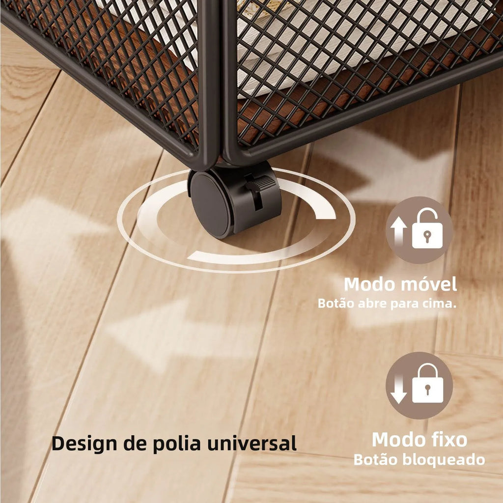 Caja de nento Debajo de la Cama de an Capacidad, Estilo Cajón con Ruedas, Diseño Plano para Ropa y Libros, Organiz...