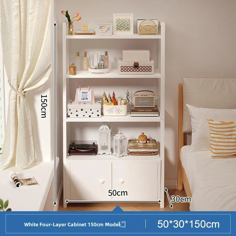 Estante de Almacenamiento Multicapa para Junto a la Cama, Estante de Exhibición, Mueble Organizador de Dormitorio, Estilo Mod...