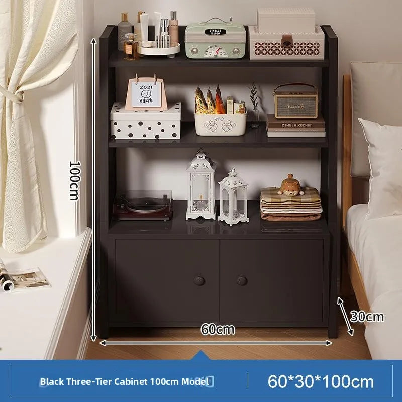 Estante de Almacenamiento Multicapa para Junto a la Cama, Estante de Exhibición, Mueble Organizador de Dormitorio, Estilo Mod...