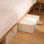 Caja de Almacenamiento Debajo de la Cama de Gran Tamaño, Plegable, para Ropa y Edredones, Organizador Debajo de la Cama, Caja...