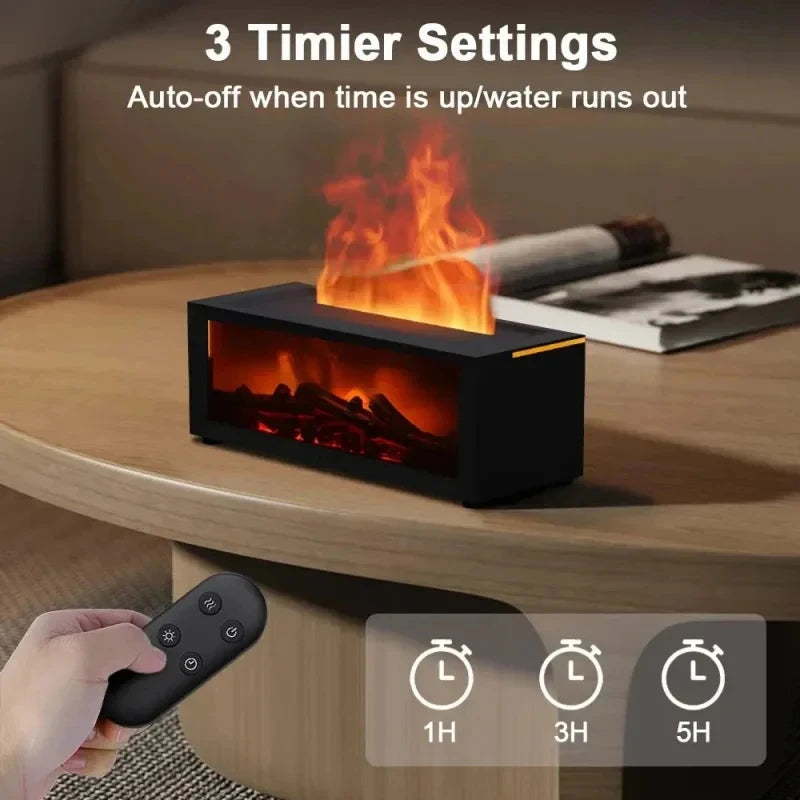 Humidificador de Aire, Humidificador de Aceites Esenciales, Humidificador de Aroma para el Hogar, Difusor de Fragancia Automático con Luz LED y Control Remoto