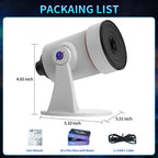 Proyector Galaxy 4K con Aurora Giratoria - Luz de Cielo Estrellado HD, Temporizador/Enfoque Ajustables, 10 Discos de Estrellas, Regalo Perfecto para Decoración del Hogar