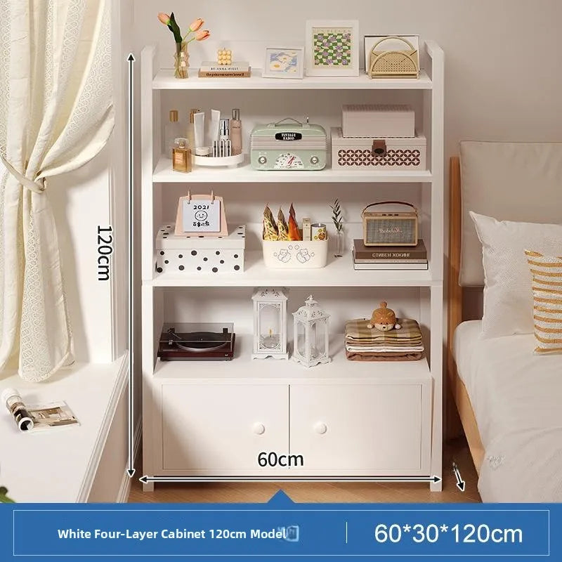 Estante de Almacenamiento Multicapa para Junto a la Cama, Estante de Exhibición, Mueble Organizador de Dormitorio, Estilo Mod...