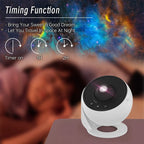 Proyector de Luz Nocturna, Proyector de Cielo Estrellado de Galaxia, 360 °   Lámpara de Planetario Giratoria para Dormitorio Infantil, Regalo de San Valentín, Decoración de Boda