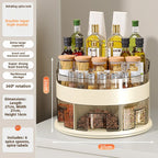 Organizador de Especias Giratorio Multifuncional para Cocina, Estante para Aceite, Sal, Vinagre y Condimentos, Organizador de...