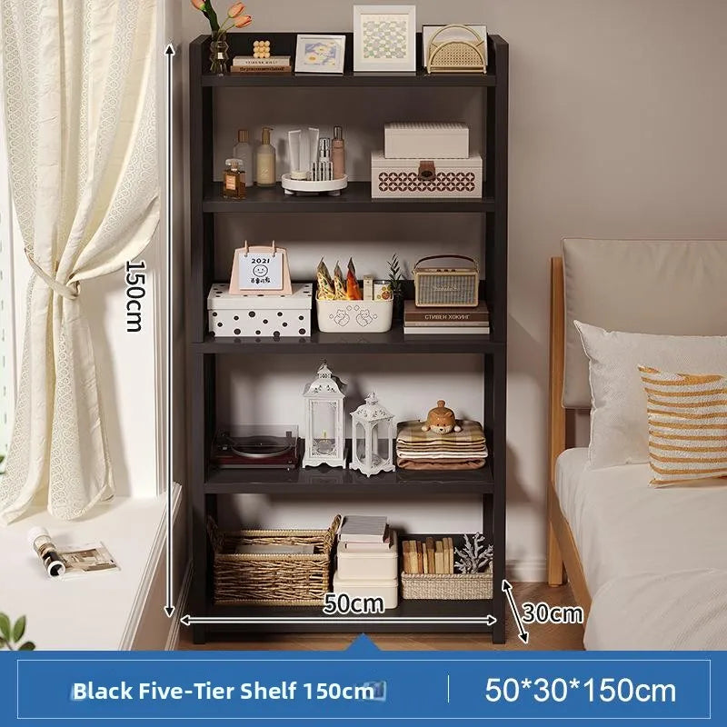 Estante de Almacenamiento Multicapa para Junto a la Cama, Estante de Exhibición, Mueble Organizador de Dormitorio, Estilo Mod...