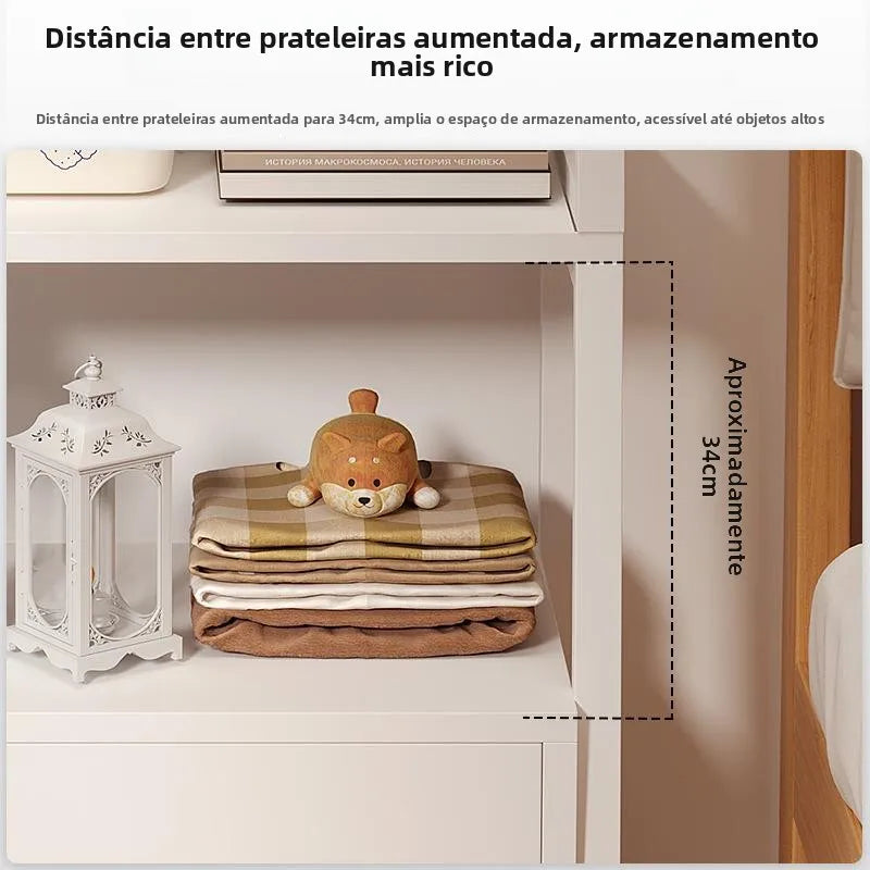 Estante de Almacenamiento Multicapa para Junto a la Cama, Estante de Exhibición, Mueble Organizador de Dormitorio, Estilo Mod...