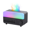 Humidificador de Aromaterapia con Ruido Blanco Retro, Luz RGB, Altavoz Bluetooth, Ayuda para Dormir, Difusor de Vapor Frío Ultrasónico para Dormitorio