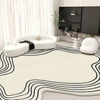 Alfombras antideslizantes de estilo Simple y moderno para sala de estar, guardarropa, tocador, alfombras alienígenas fáciles de limpiar, Franela suave