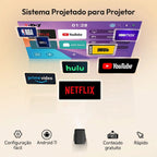 Proyector 4K 450ANSI de Tiro Corto, Proyector Android con Autoenfoque y Corrección Trapezoidal, 1080P Nativo, Wifi6, BT5.2, Cine en Casa Portátil