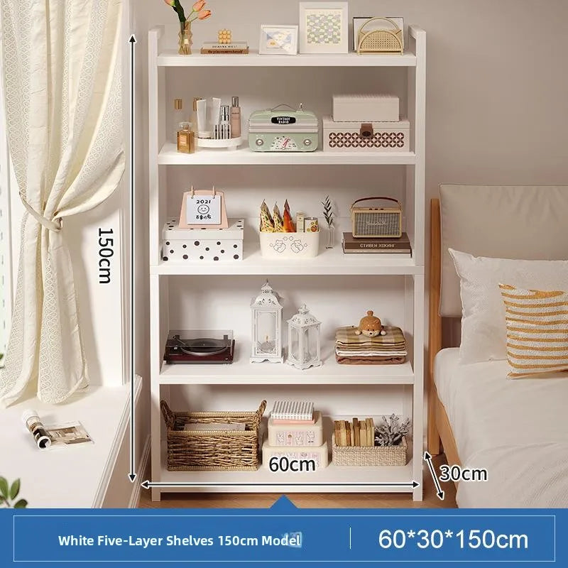 Estante de Almacenamiento Multicapa para Junto a la Cama, Estante de Exhibición, Mueble Organizador de Dormitorio, Estilo Mod...