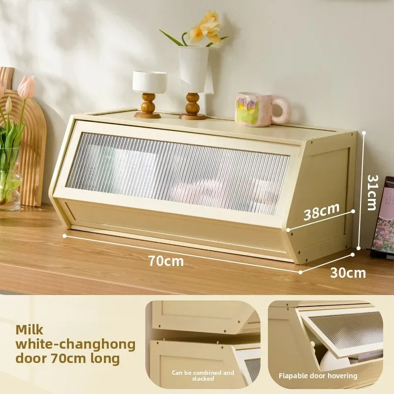 Gabinete de almacenamiento apilable multifuncional con tapa, caja de almacenamiento varios, caja de almacenamiento para el hogar, mesita de noche